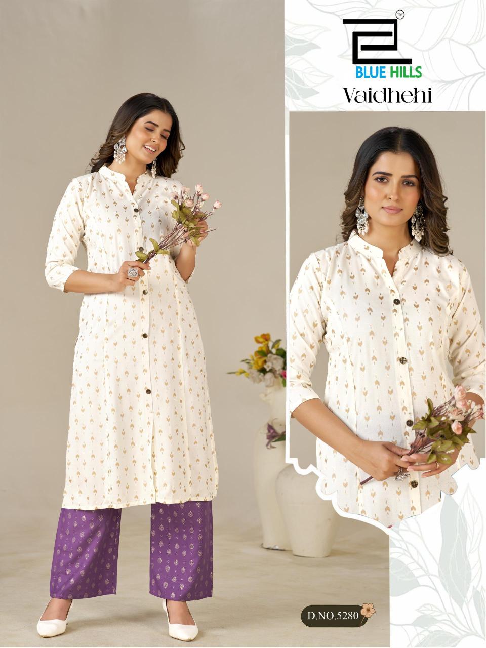 Blue hills vaidhehi princess cut kurtis wholesale